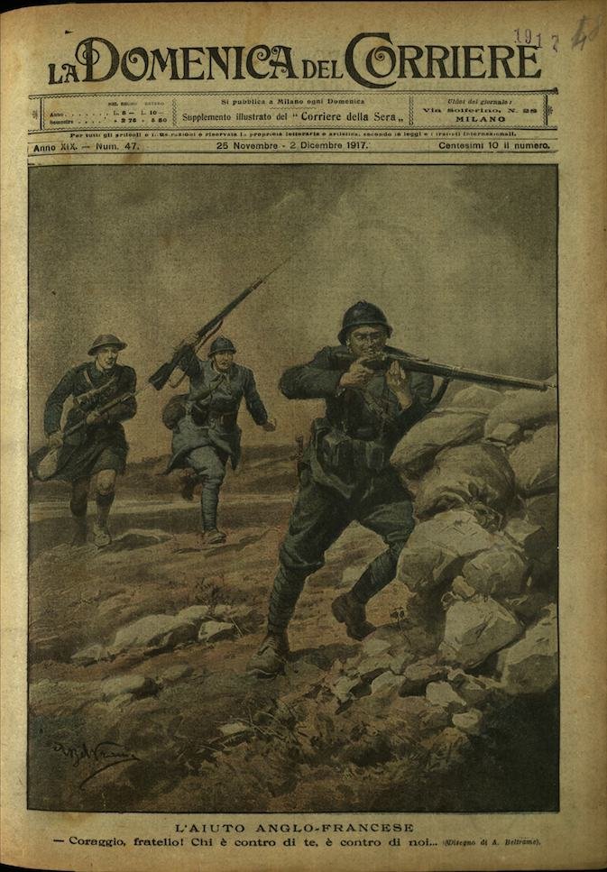 LA DOMENICA DEL CORRIERE. 25 novembre - 2 dicembre 1917. …