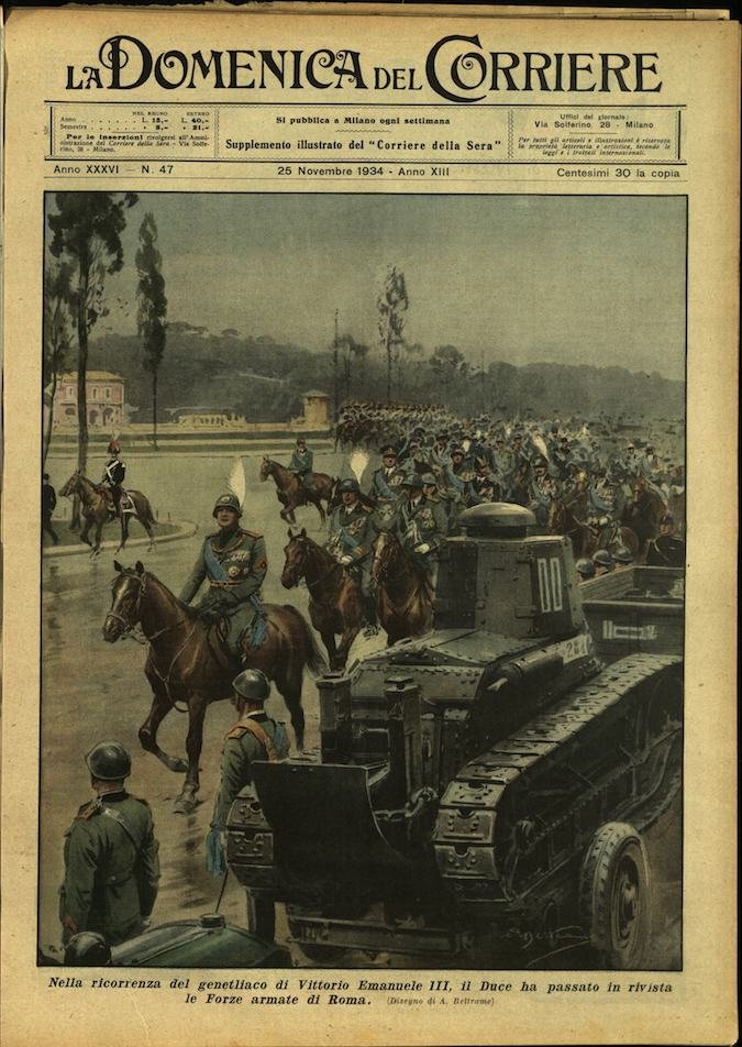 LA DOMENICA DEL CORRIERE 25 novembre 1934 Anno XXXVI - … | Immagine principale