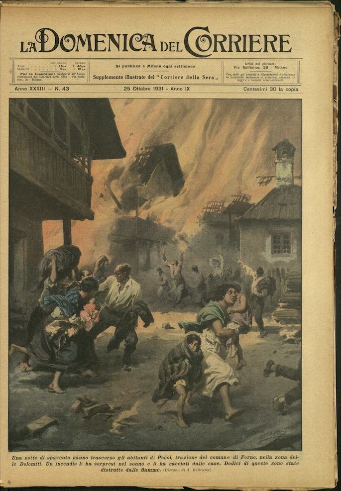 LA DOMENICA DEL CORRIERE 25 ottobre 1931 Anno XXXIII - … | Immagine principale