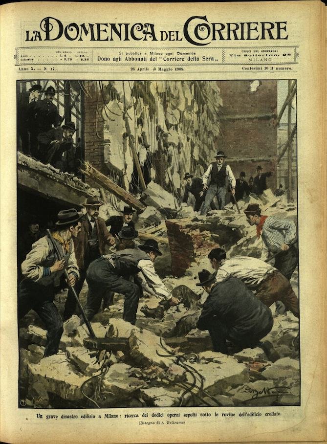 LA DOMENICA DEL CORRIERE. 26 Aprile - 3 maggio 1908. …