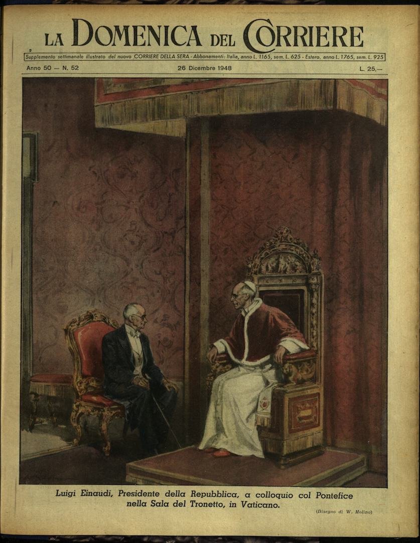 LA DOMENICA DEL CORRIERE. 26 dicembre 1948. Anno L - …