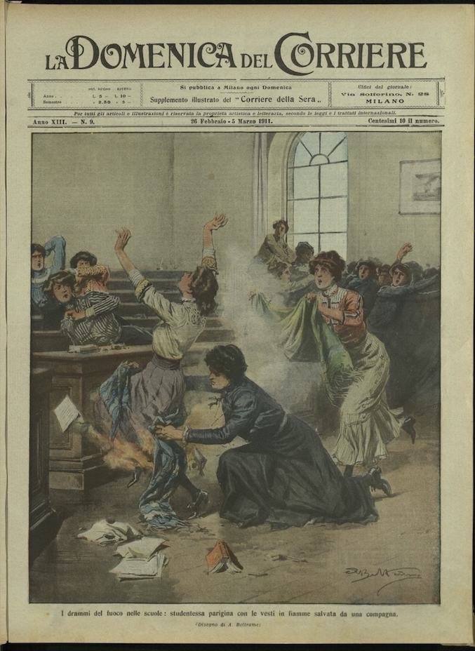 LA DOMENICA DEL CORRIERE. 26 Febbraio - 5 marzo 1911. …