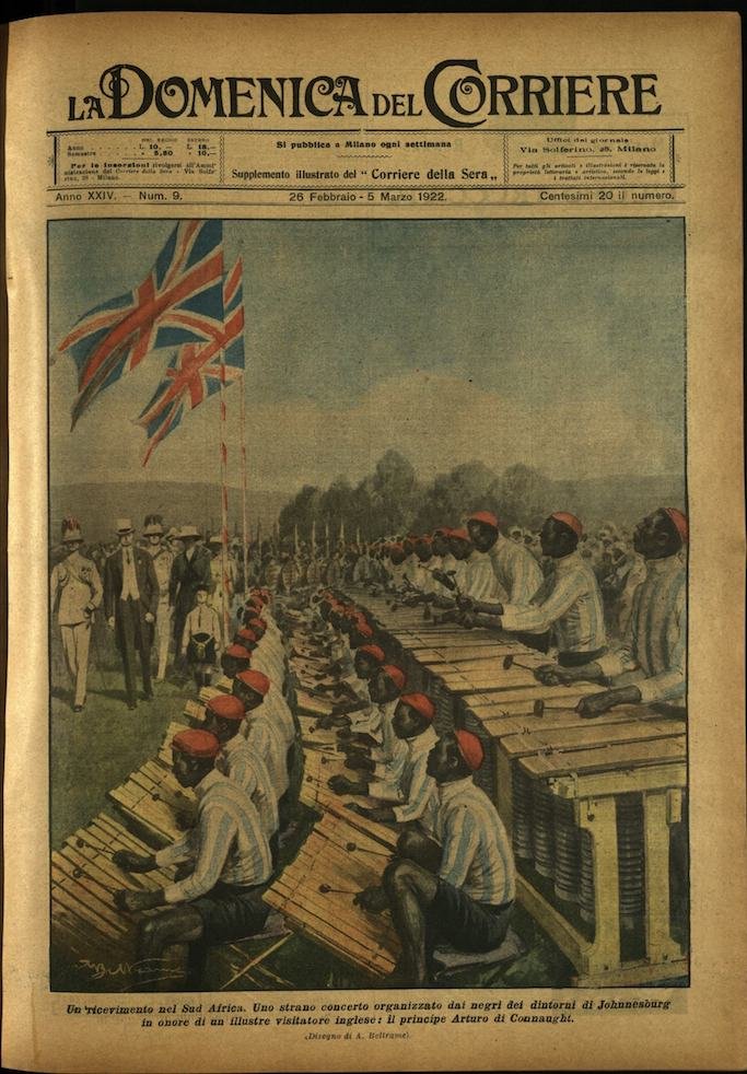LA DOMENICA DEL CORRIERE. 26 febbraio - 5 marzo 1922. …