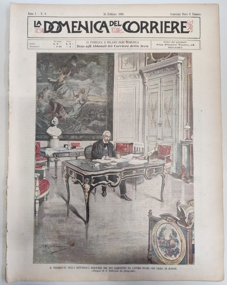 LA DOMENICA DEL CORRIERE 26 febbraio 1899 Anno I - … | Immagine principale