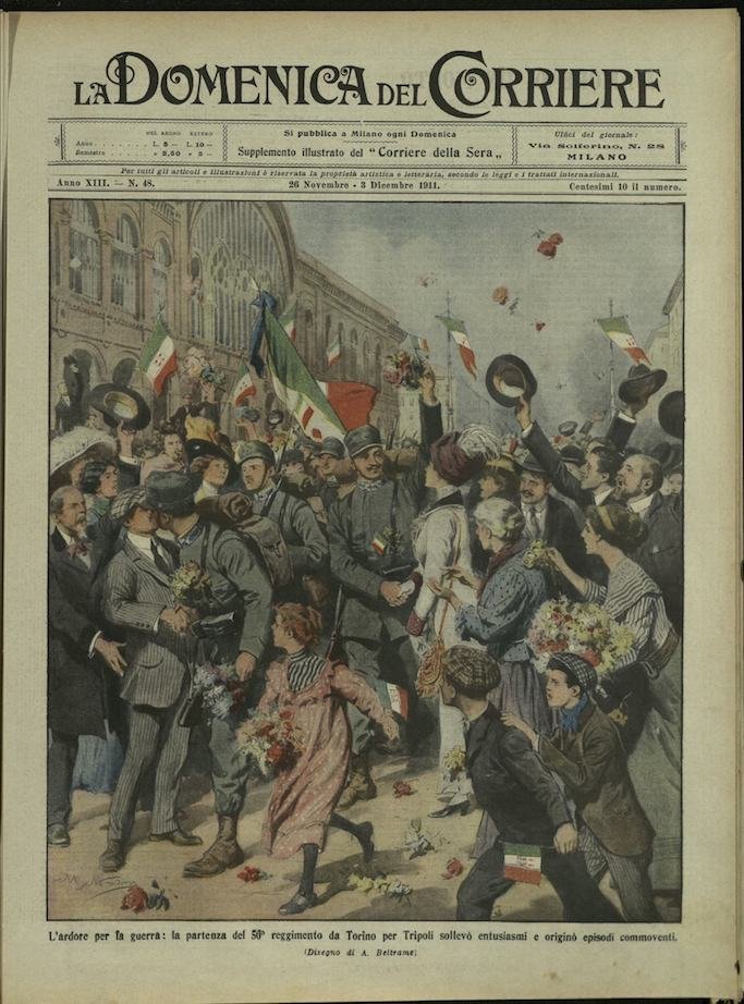 LA DOMENICA DEL CORRIERE. 26 Novembre - 3 dicembre 1911. …