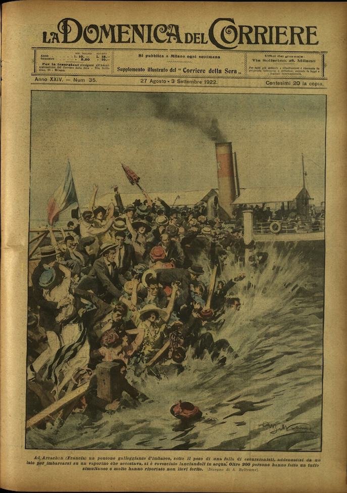 LA DOMENICA DEL CORRIERE. 27 agosto - 3 settembre 1922. …