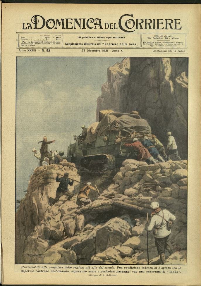 LA DOMENICA DEL CORRIERE 27 dicembre 1931 Anno XXXIII - … | Immagine principale