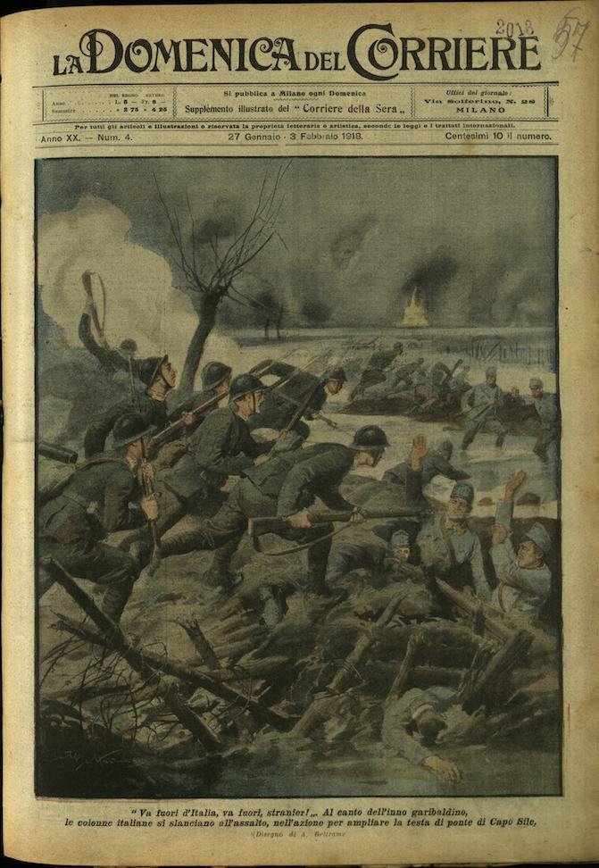 LA DOMENICA DEL CORRIERE. 27 gennaio - 3 febbraio 1918. …