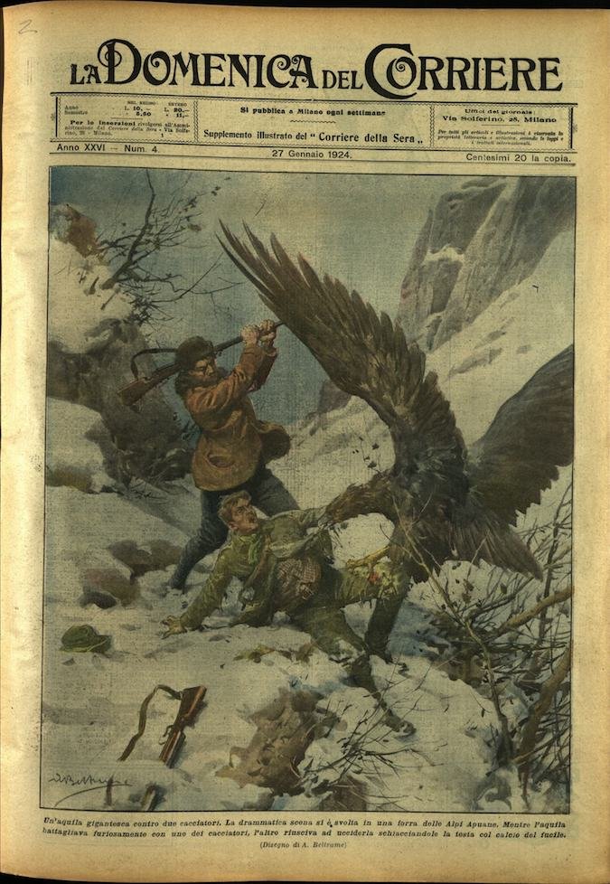 LA DOMENICA DEL CORRIERE. 27 Gennaio 1924. Anno XXVI - …