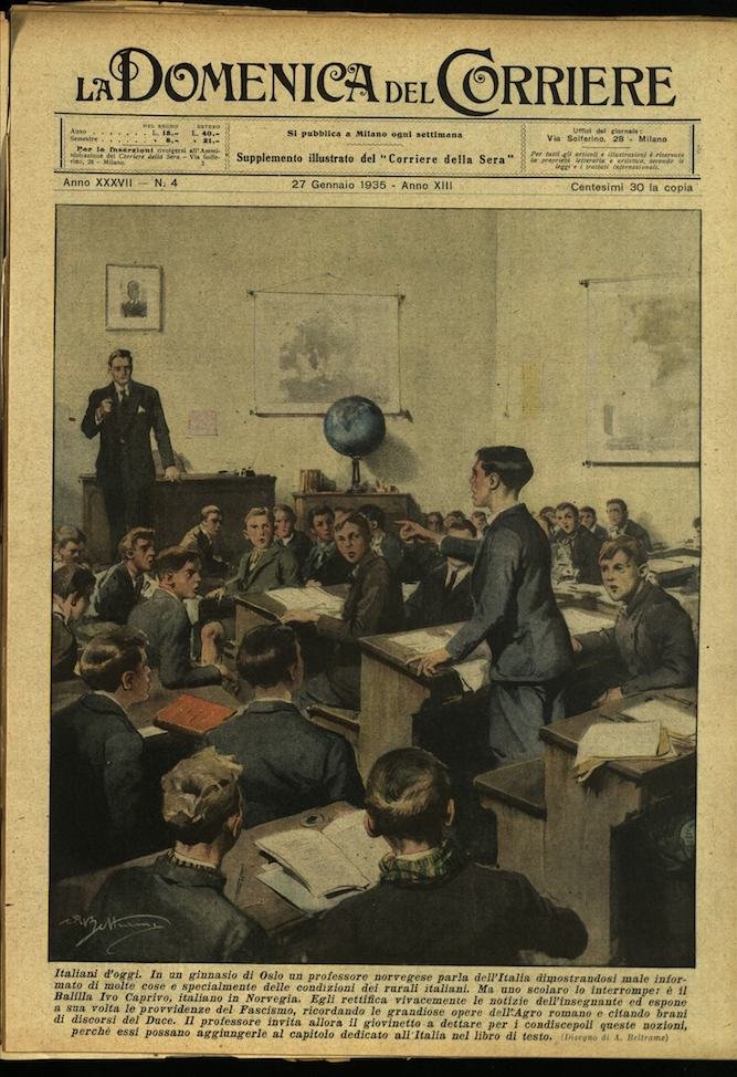 LA DOMENICA DEL CORRIERE 27 Gennaio 1935 Anno XXXVII - … | Immagine principale