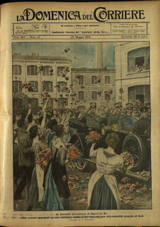 LA DOMENICA DEL CORRIERE. 27 maggio 1923. Anno XXV - …