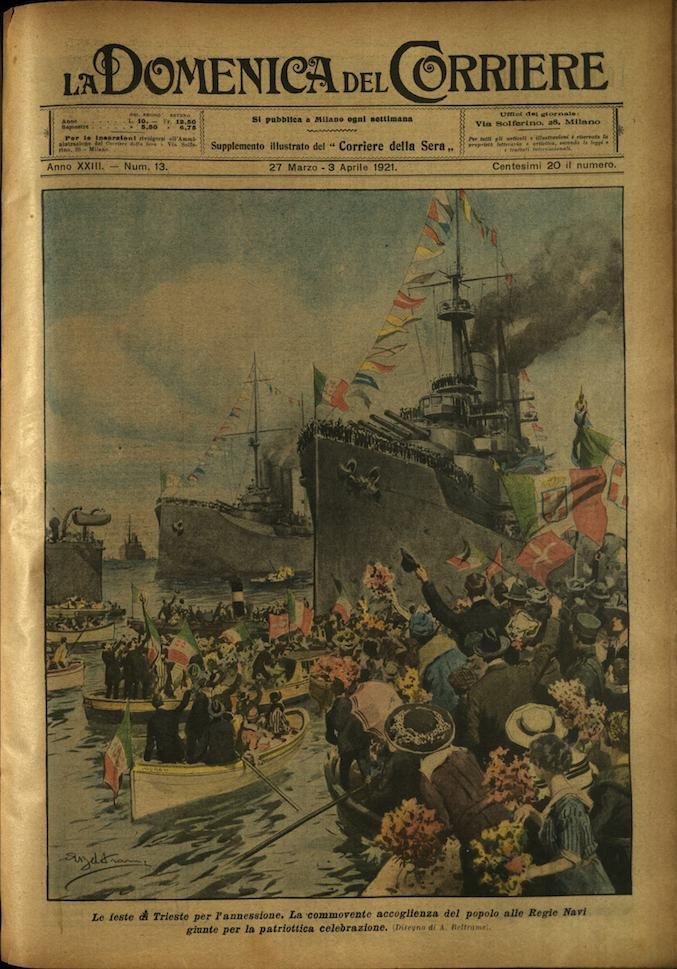 LA DOMENICA DEL CORRIERE. 27 marzo - 3 aprile 1921. …