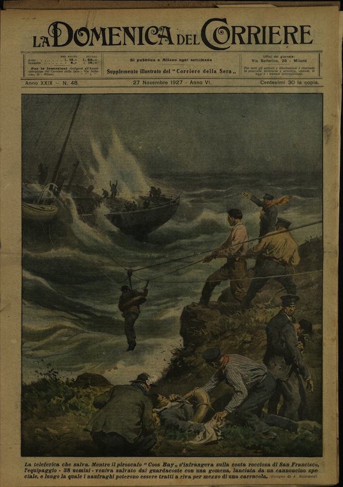 LA DOMENICA DEL CORRIERE 27 novembre 1927 Anno XXIX - … | Immagine principale