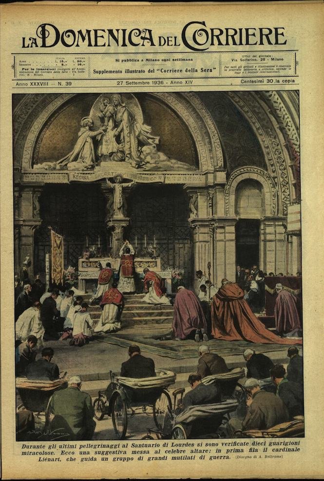 LA DOMENICA DEL CORRIERE 27 Settembre 1936 Anno XXXVIII - … | Immagine principale