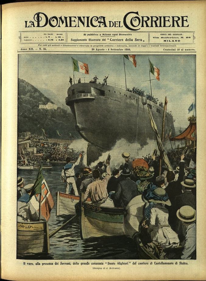LA DOMENICA DEL CORRIERE. 28 Agosto - 4 settembre 1910. …