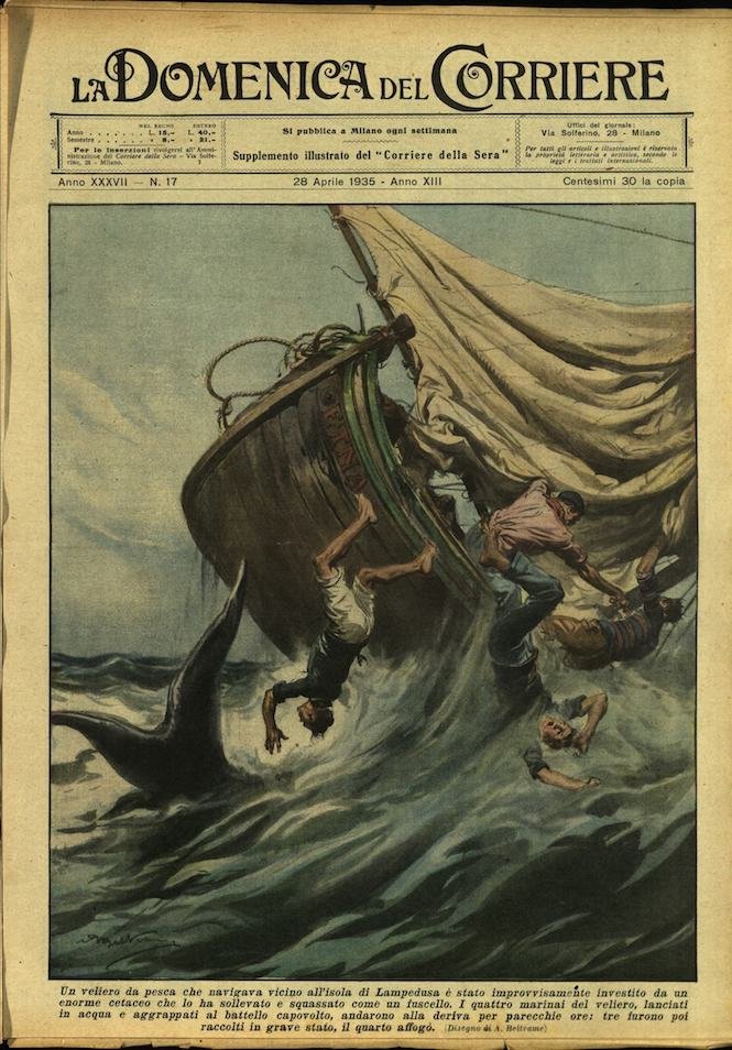 LA DOMENICA DEL CORRIERE 28 Aprile 1935 Anno XXXVII - … | Immagine principale