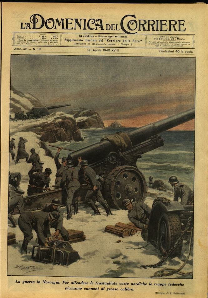 LA DOMENICA DEL CORRIERE 28 aprile 1940 Anno XLII - … | Immagine principale