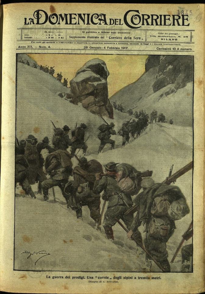 LA DOMENICA DEL CORRIERE. 28 gennaio - 4 febbraio 1917. …