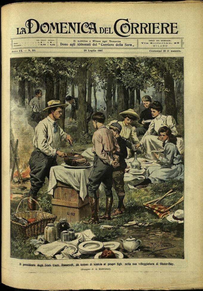 LA DOMENICA DEL CORRIERE. 28 Luglio 1907. Anno IX - …