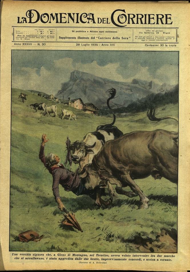 LA DOMENICA DEL CORRIERE 28 Luglio 1935 Anno XXXVII - … | Immagine principale