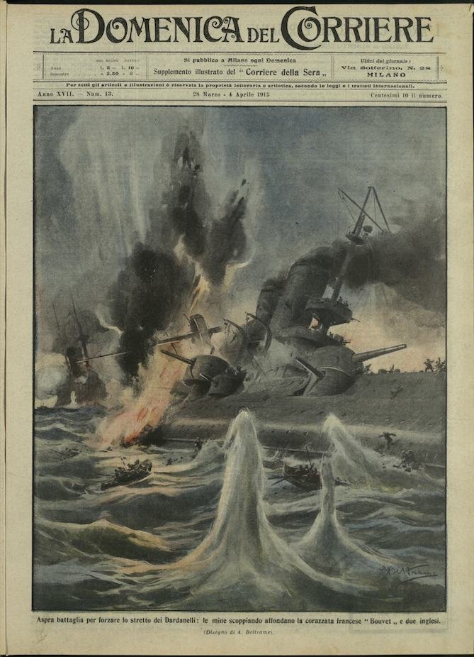 LA DOMENICA DEL CORRIERE. 28 Marzo - 4 Aprile 1915. …