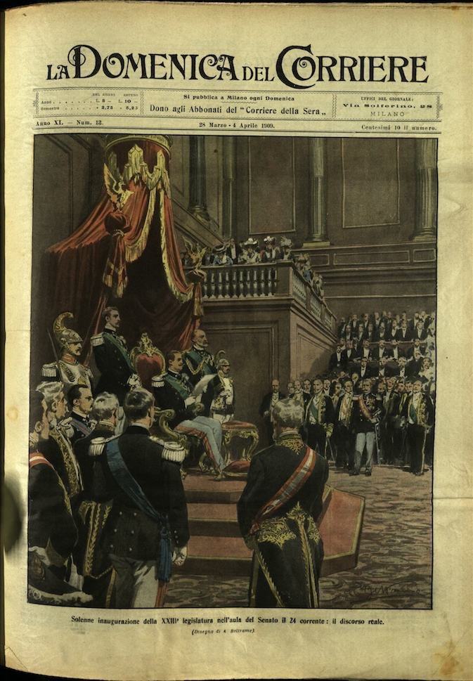 LA DOMENICA DEL CORRIERE 28 Marzo - 4 marzo 1909 … | Immagine principale