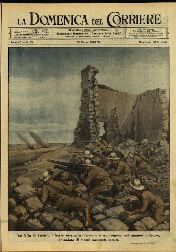 LA DOMENICA DEL CORRIERE 28 marzo 1943 Anno XLV - … | Immagine principale