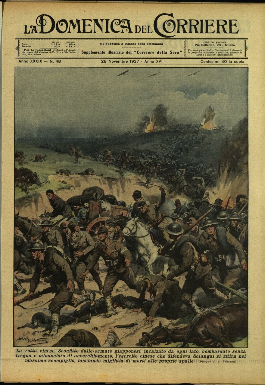 LA DOMENICA DEL CORRIERE 28 Novembre 1937 Anno XXXIX - …