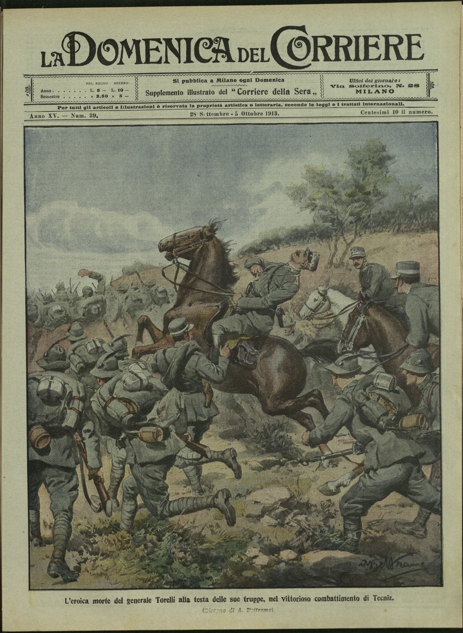 LA DOMENICA DEL CORRIERE. 28 Settembre - 5 Ottobre 1913. …