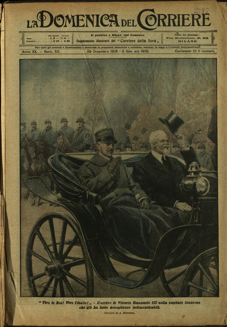 LA DOMENICA DEL CORRIERE 29 Dicembre 1918 - 5 gennaio … | Immagine principale