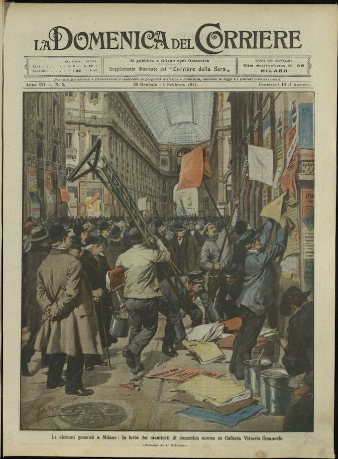 LA DOMENICA DEL CORRIERE. 29 Gennaio - 5 febraio 1911. …