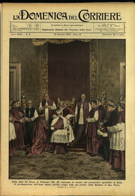 LA DOMENICA DEL CORRIERE 29 gennaio 1933 Anno XXXV - … | Immagine Gallery 1