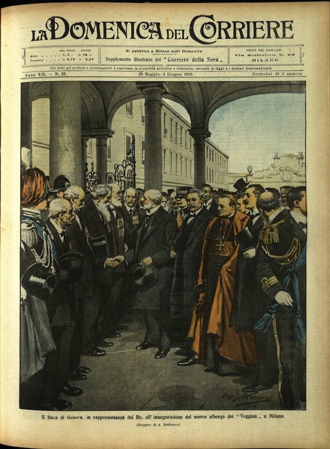 LA DOMENICA DEL CORRIERE. 29 Maggio - 5 giugno 1910. …