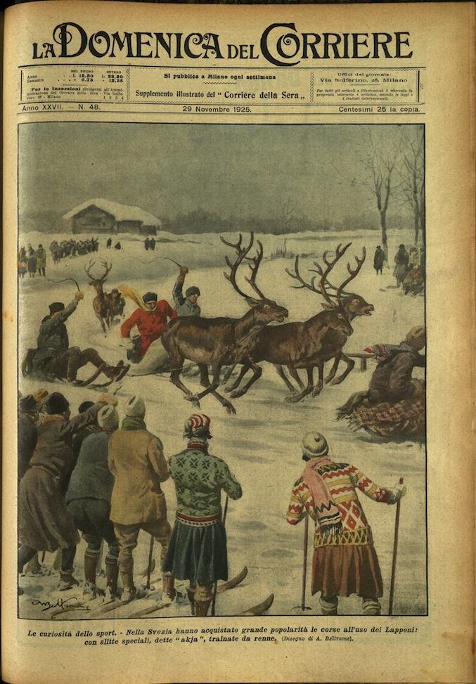LA DOMENICA DEL CORRIERE 29 Novembre 1925 Anno XXVII - … | Immagine principale