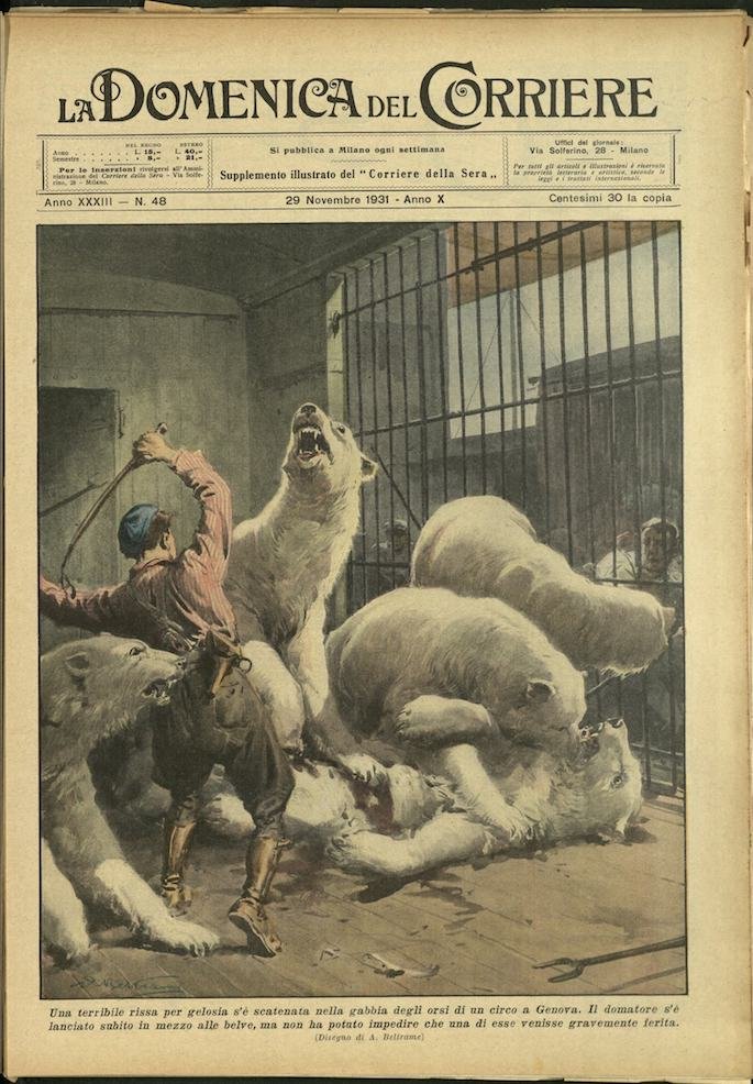 LA DOMENICA DEL CORRIERE 29 novembre 1931 Anno XXXIII - … | Immagine principale