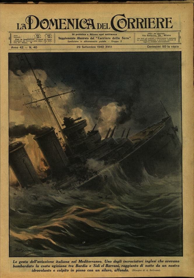 LA DOMENICA DEL CORRIERE 29 settembre 1940 Anno XLII - … | Immagine principale