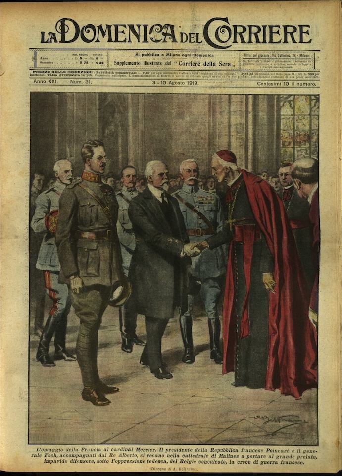LA DOMENICA DEL CORRIERE. 3 - 10 agosto 1919. Anno …