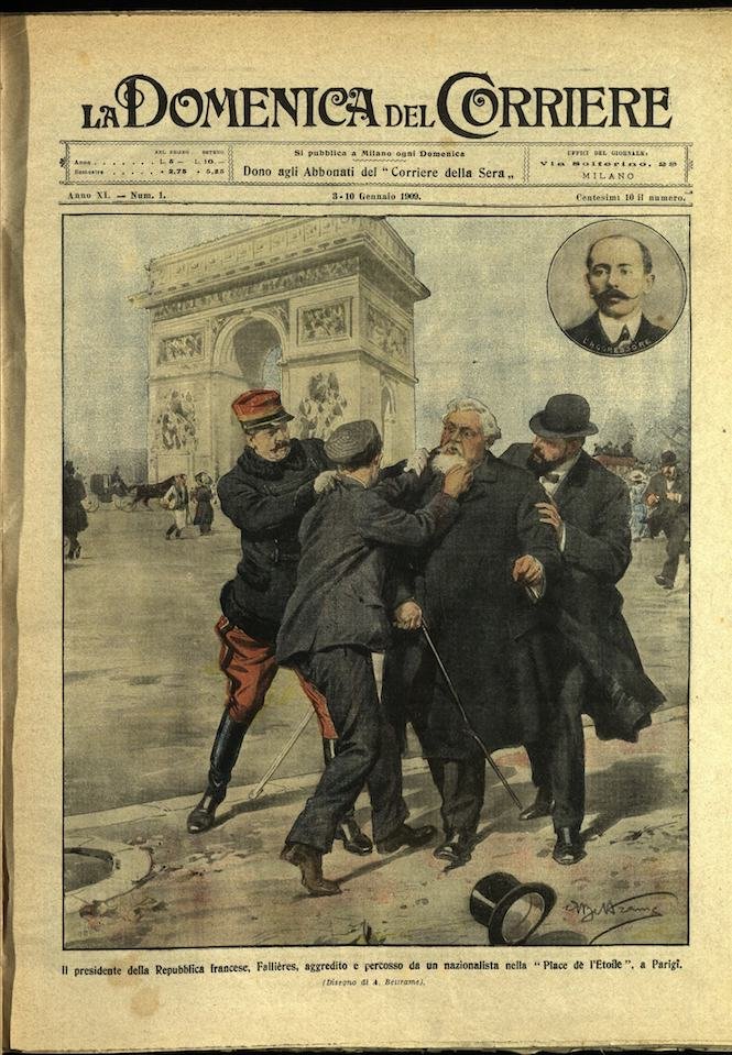 LA DOMENICA DEL CORRIERE. 3 - 10 Gennaio 1909. Anno …