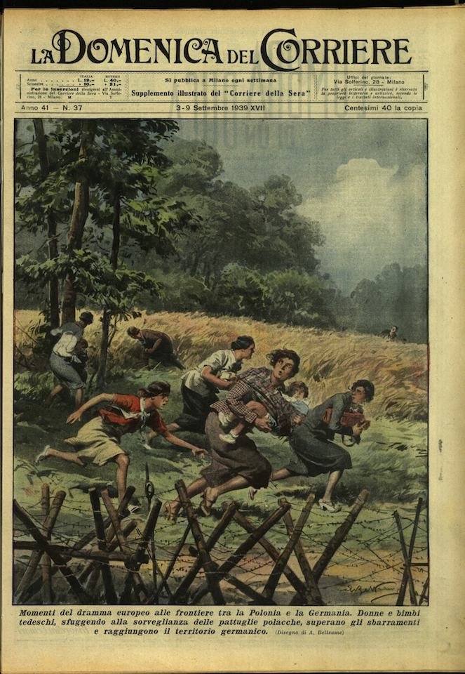 LA DOMENICA DEL CORRIERE 3 - 9 settembre 1939 Anno … | Immagine principale