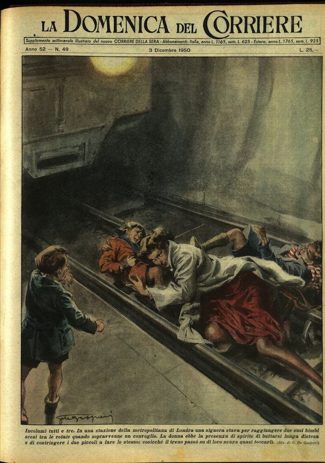 LA DOMENICA DEL CORRIERE. 3 Dicembre 1950. Anno LII - …
