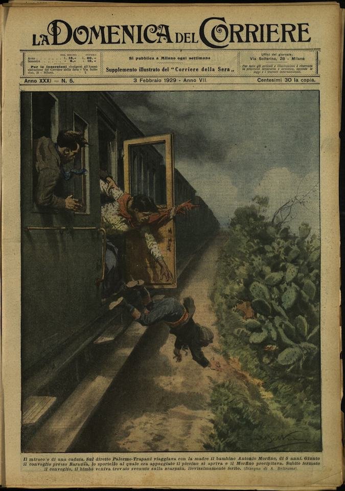 LA DOMENICA DEL CORRIERE 3 febbraio 1929 Anno XXXI - … | Immagine principale