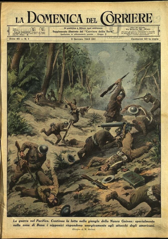 LA DOMENICA DEL CORRIERE. 3 gennaio 1943. Anno XLV - …