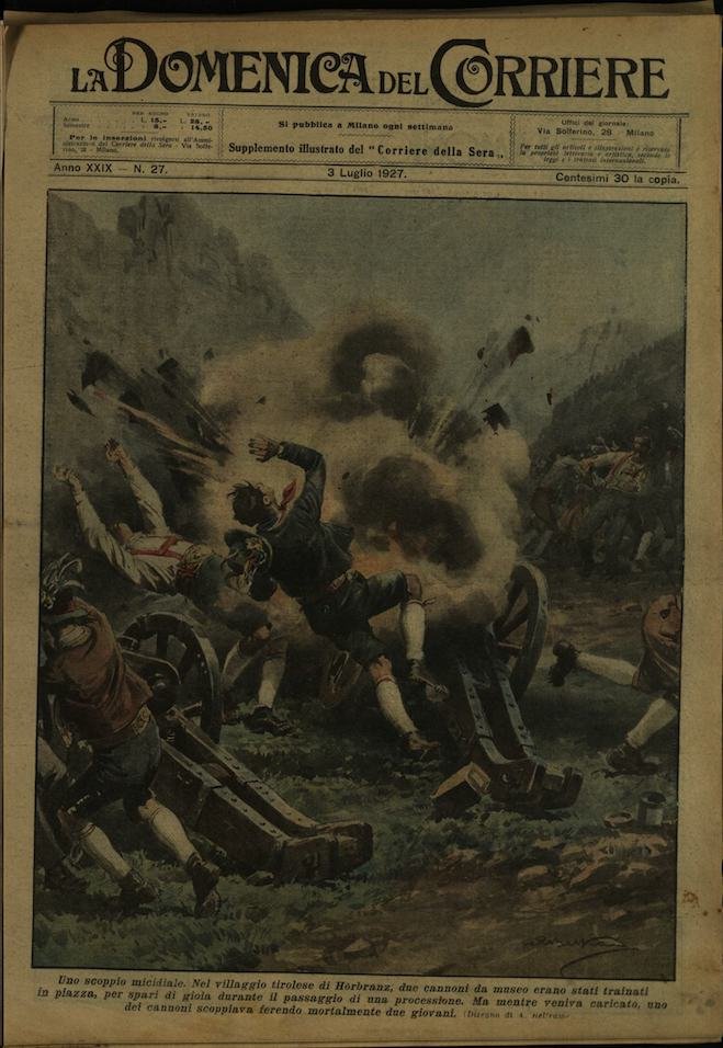 LA DOMENICA DEL CORRIERE 3 luglio 1927 Anno XXIX - … | Immagine principale