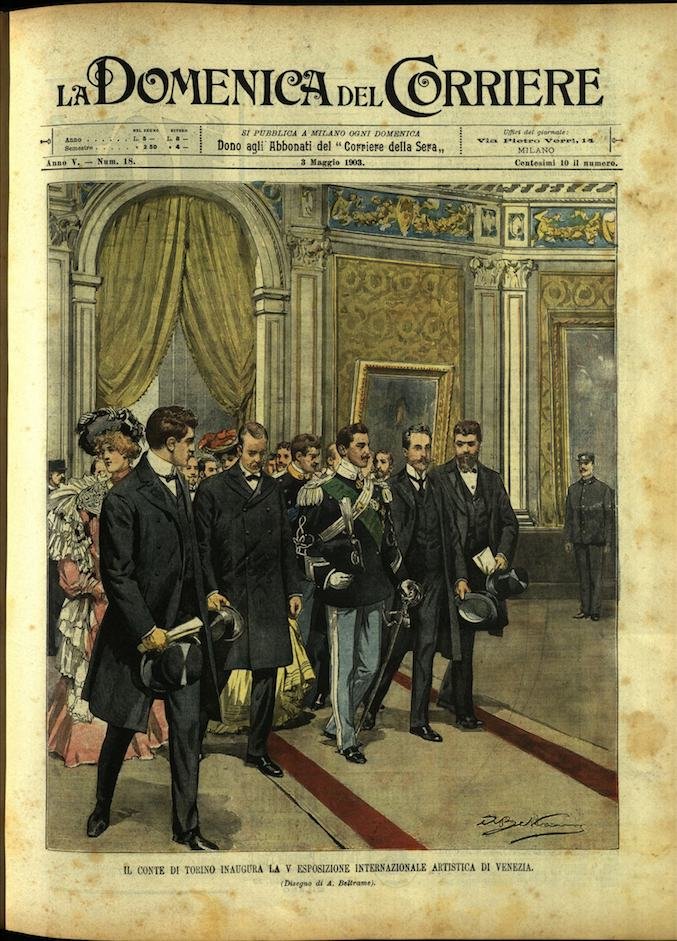 LA DOMENICA DEL CORRIERE. 3 Maggio 1903. Anno V - …