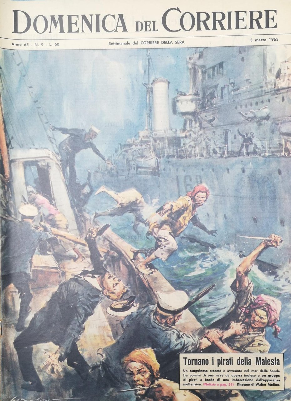 LA DOMENICA DEL CORRIERE 3 Marzo 1963 Anno 65 - … | Immagine principale