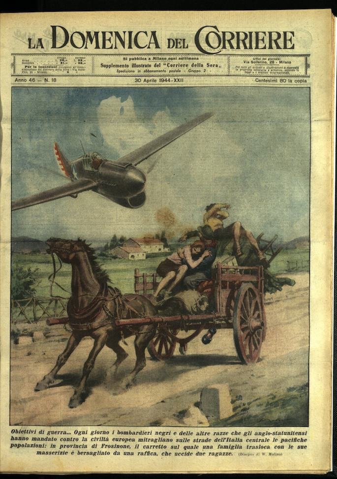 LA DOMENICA DEL CORRIERE 30 aprile 1944 Anno XLVI - … | Immagine principale