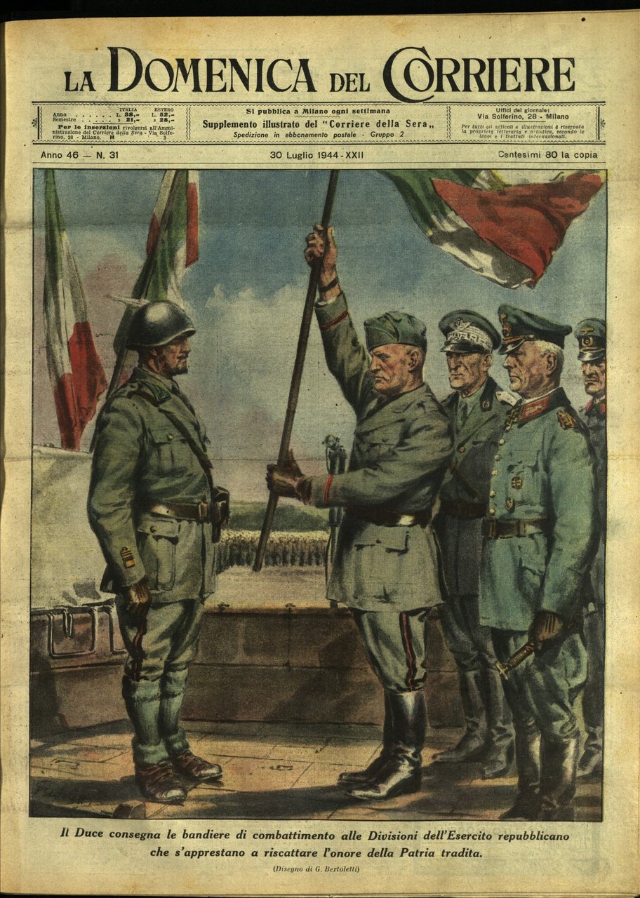 LA DOMENICA DEL CORRIERE 30 Luglio 1944 Anno XLVI - … | Immagine principale