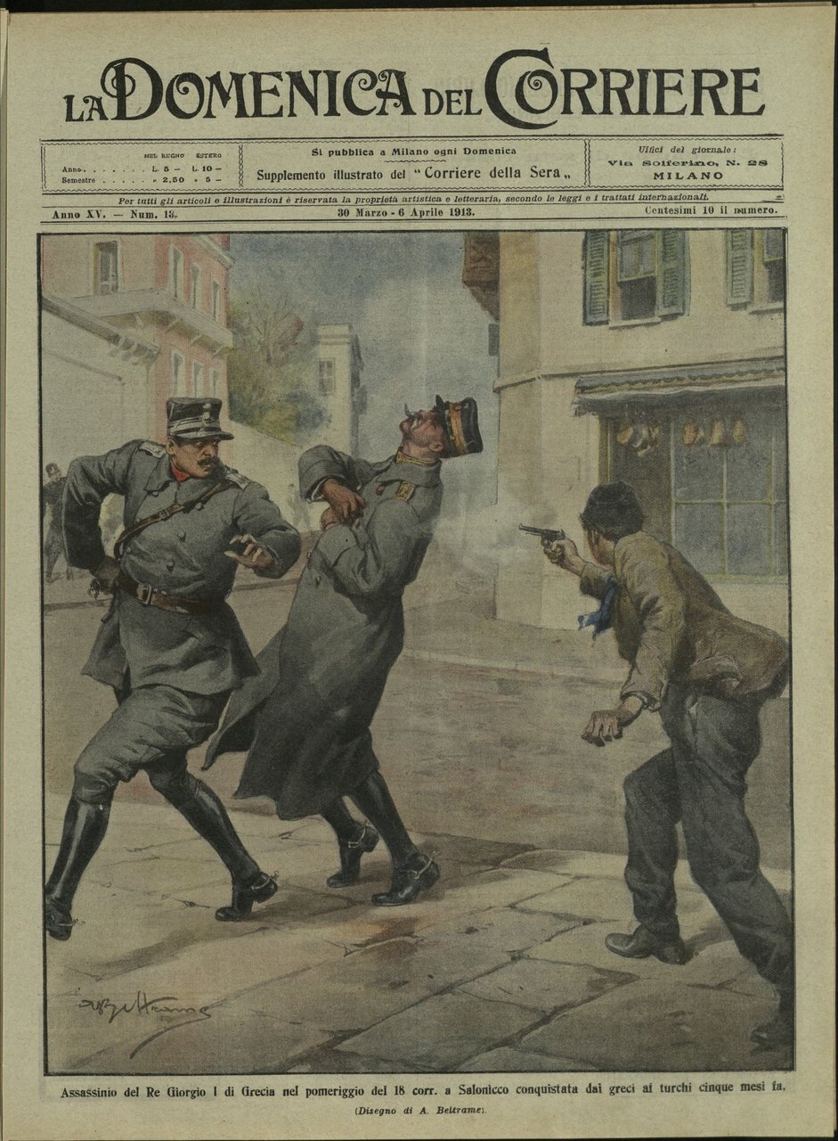 LA DOMENICA DEL CORRIERE. 30 Marzo - 6 Aprile 1913. …