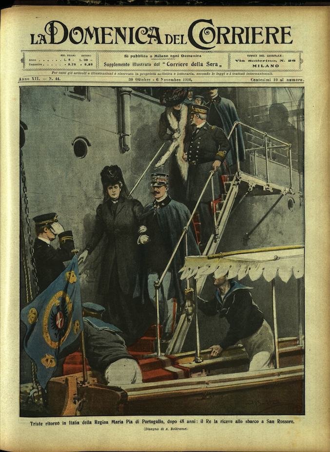 LA DOMENICA DEL CORRIERE. 30 Ottobre - 6 novembre 1910. …