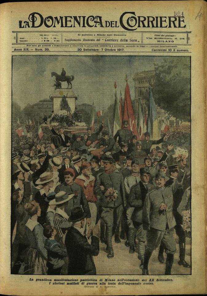 LA DOMENICA DEL CORRIERE. 30 settembre - 7 ottobre 1917. …